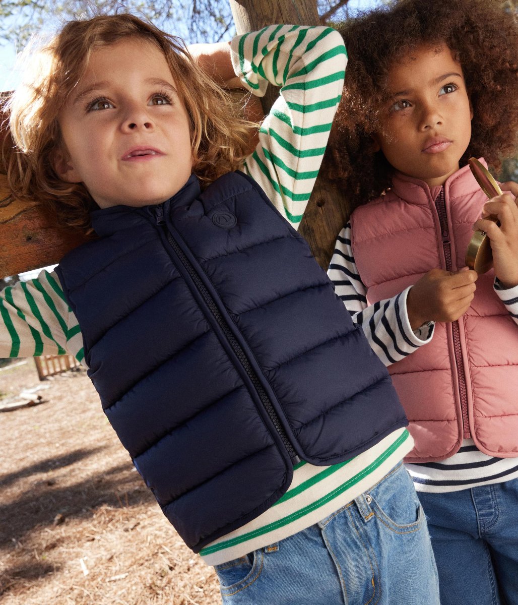 PIUMINO blu SENZA MANICHE BAMBINO - immagine 4