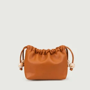 POCHETTE BON BON IN PELLE BISCOTTO