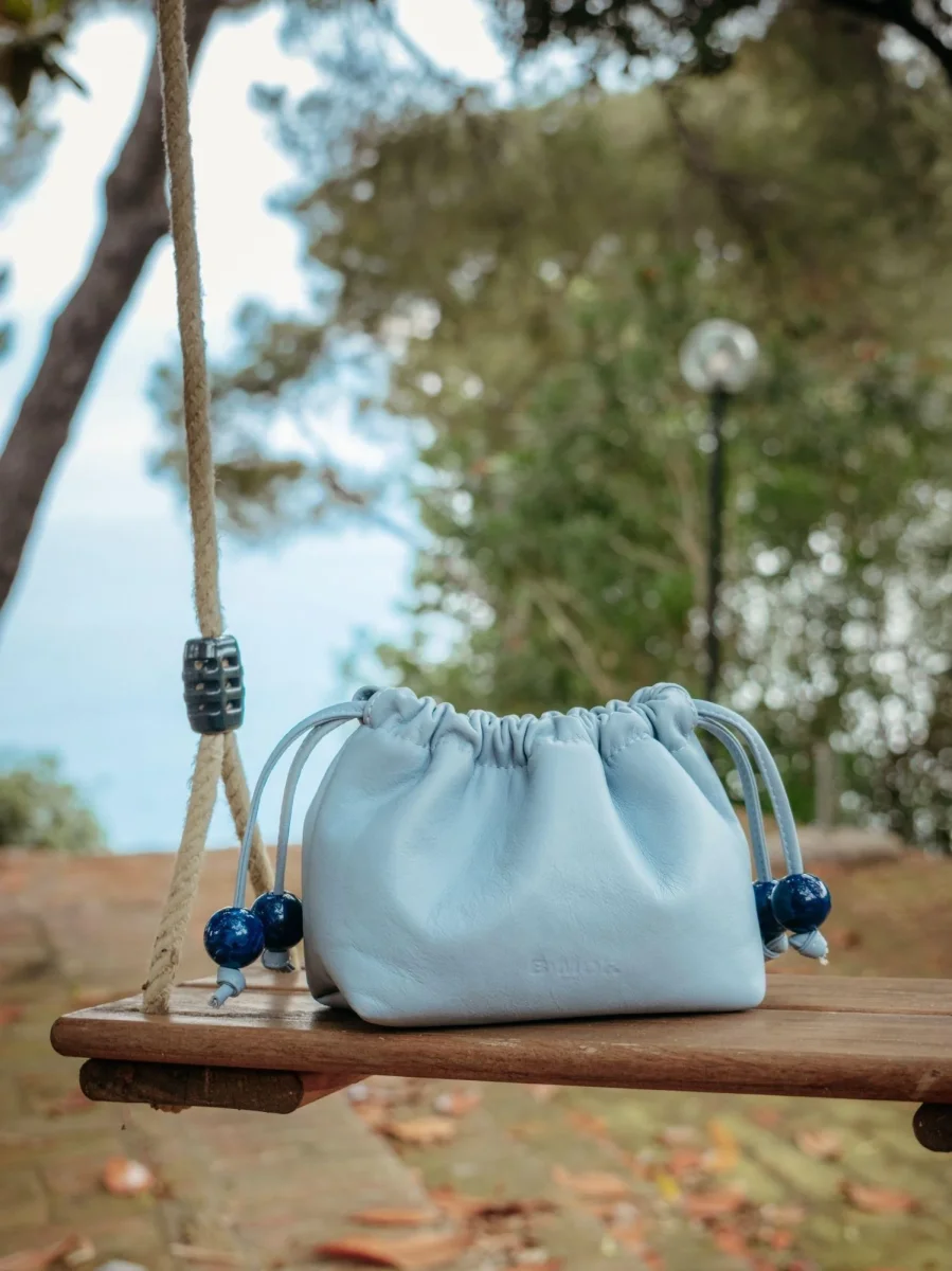 POCHETTE BON BON IN PELLE CARTA ZUCCHERO - immagine 6