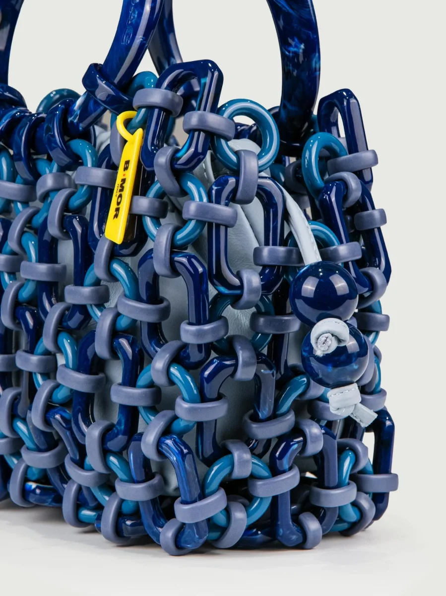 POCHETTE BON BON IN PELLE CARTA ZUCCHERO - immagine 5