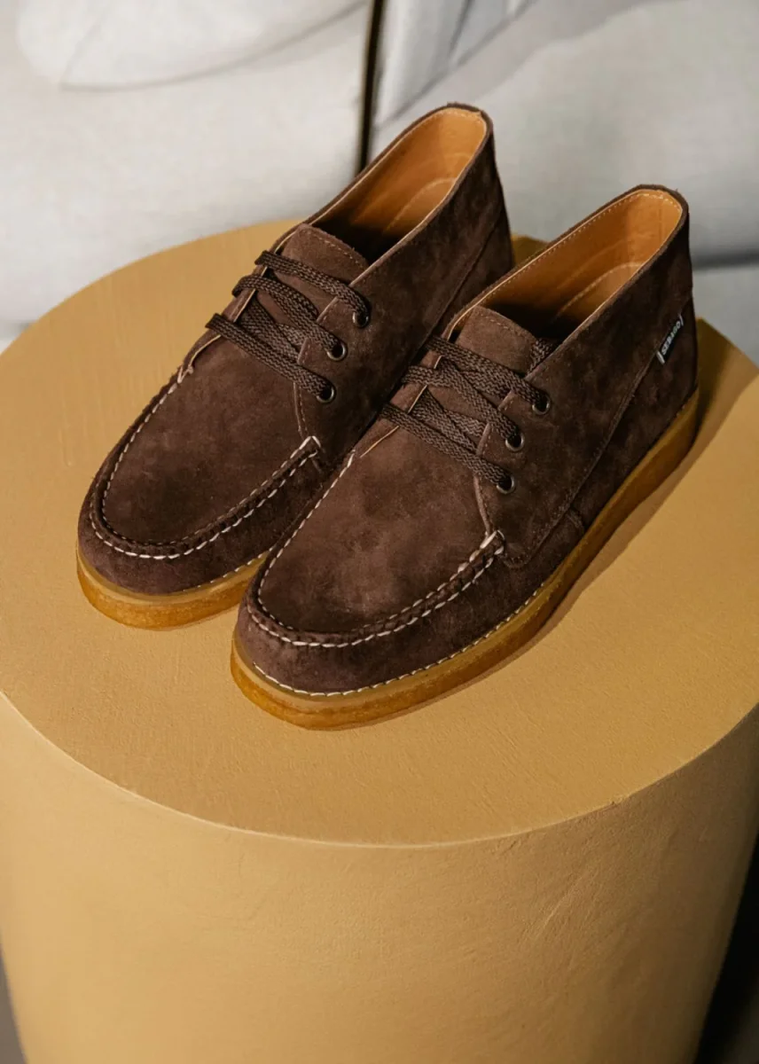 POLACCHINO DAKOTA IN SUEDE MOKA - immagine 7