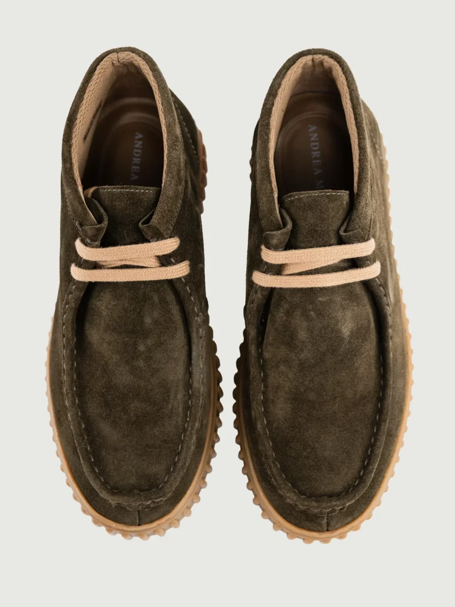 POLACCHINO SCAMOSCIATO KAKI CON CARRARMATO - immagine 6