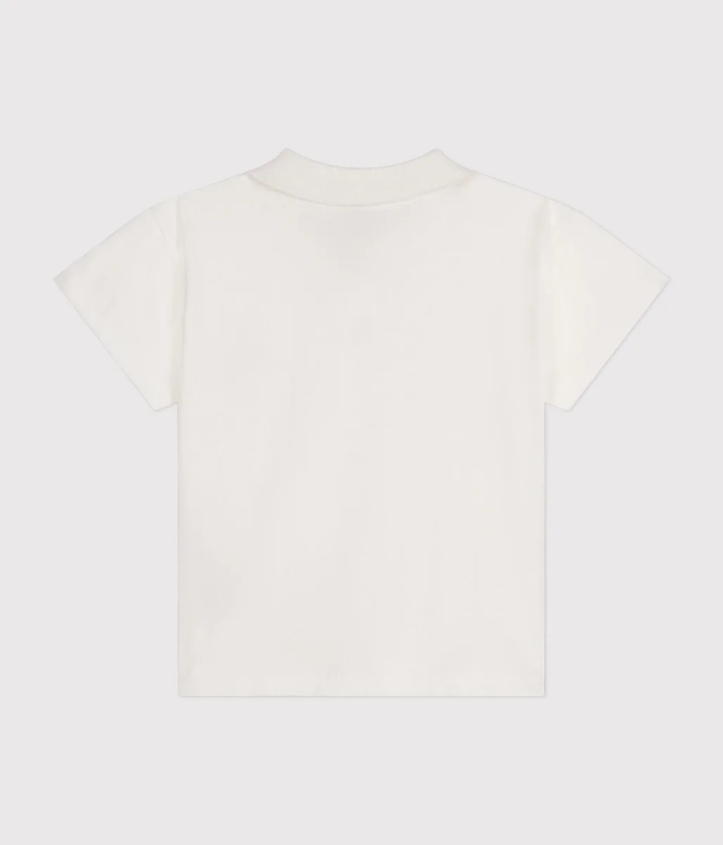 POLO BIANCA BEBÈ IN COTONE A MANICA CORTA - immagine 3