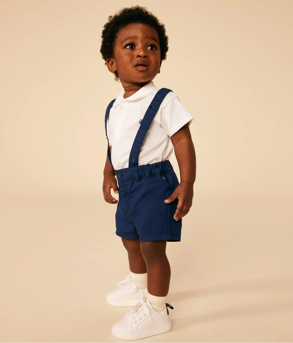 POLO BIANCA BEBÈ IN COTONE A MANICA CORTA - immagine 7