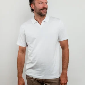 POLO DERBY IN COTONE PIQUET BIANCA