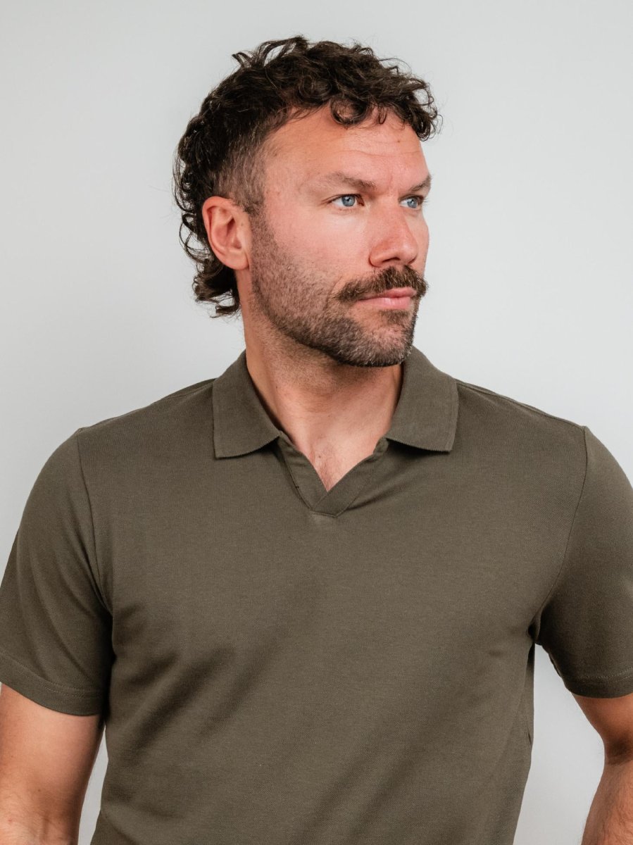 POLO DERBY IN COTONE PIQUET SOTTOBOSCO - immagine 5