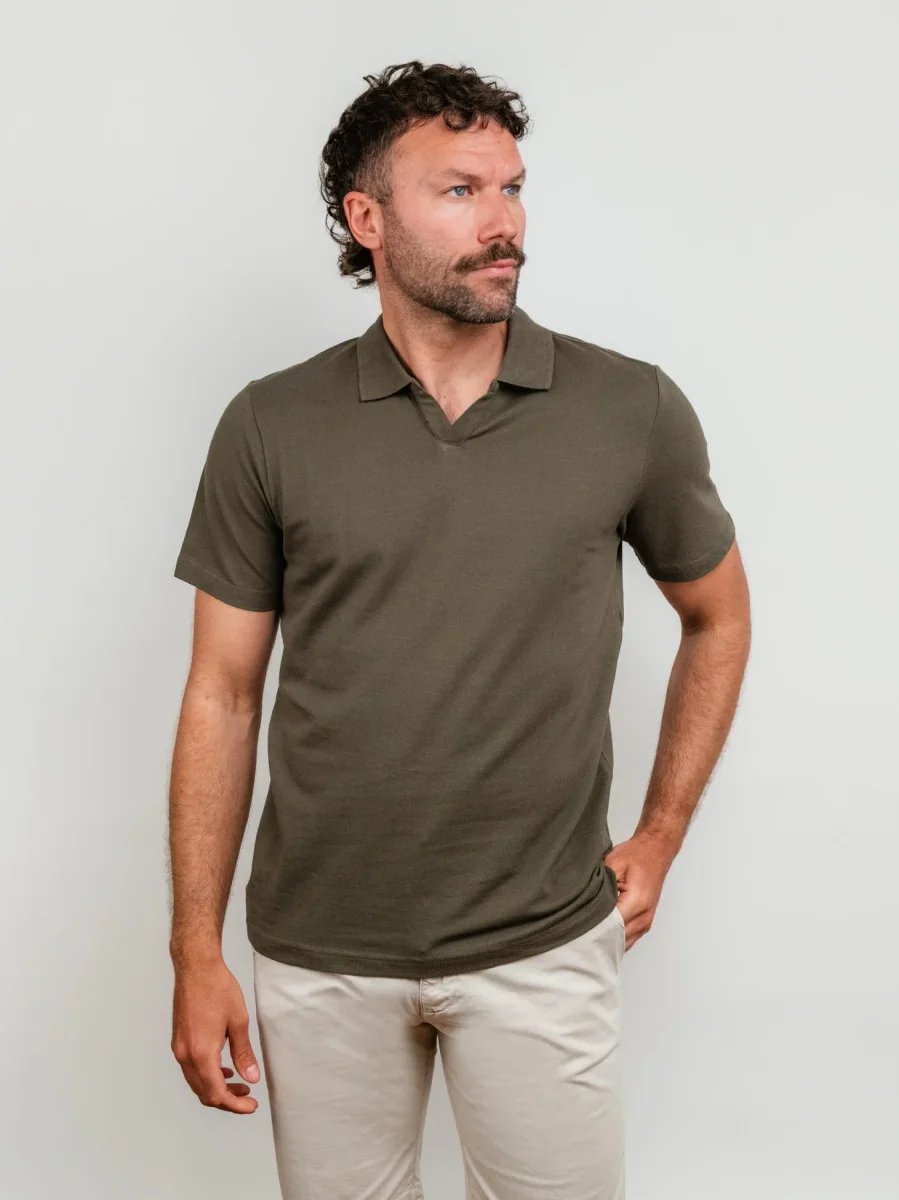 POLO DERBY IN COTONE PIQUET SOTTOBOSCO