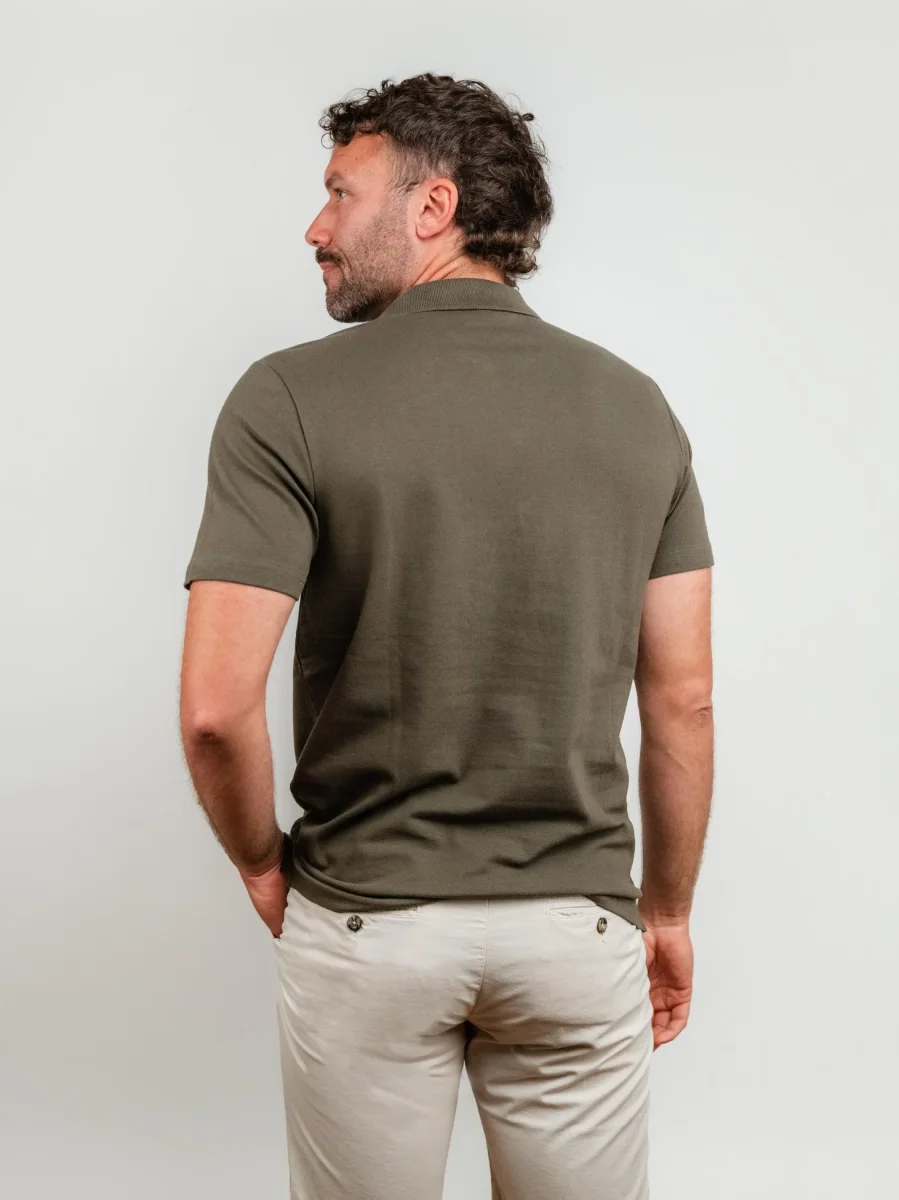 POLO DERBY IN COTONE PIQUET SOTTOBOSCO - immagine 4
