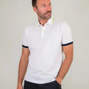 POLO IN COTONE PIQUET BIANCO