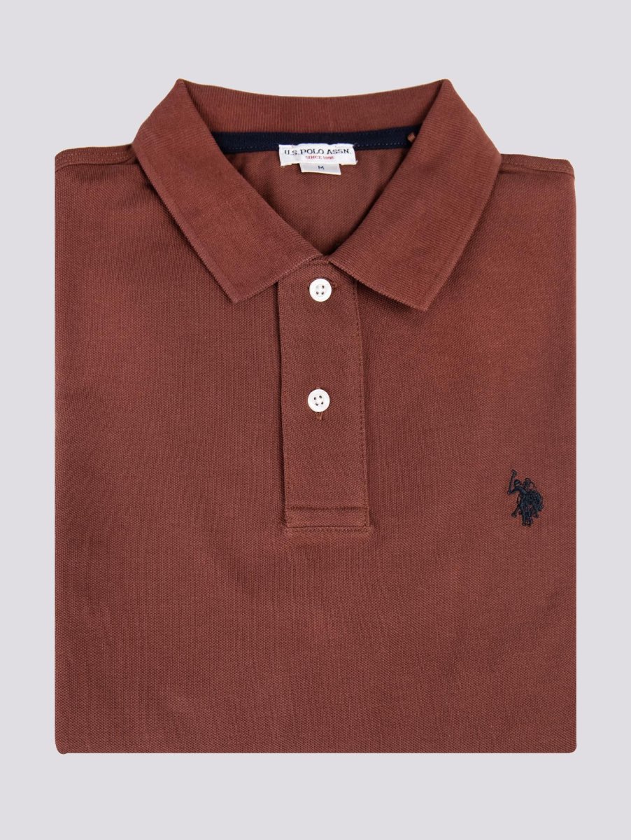 POLO IN COTONE PIQUET NOCCIOLA