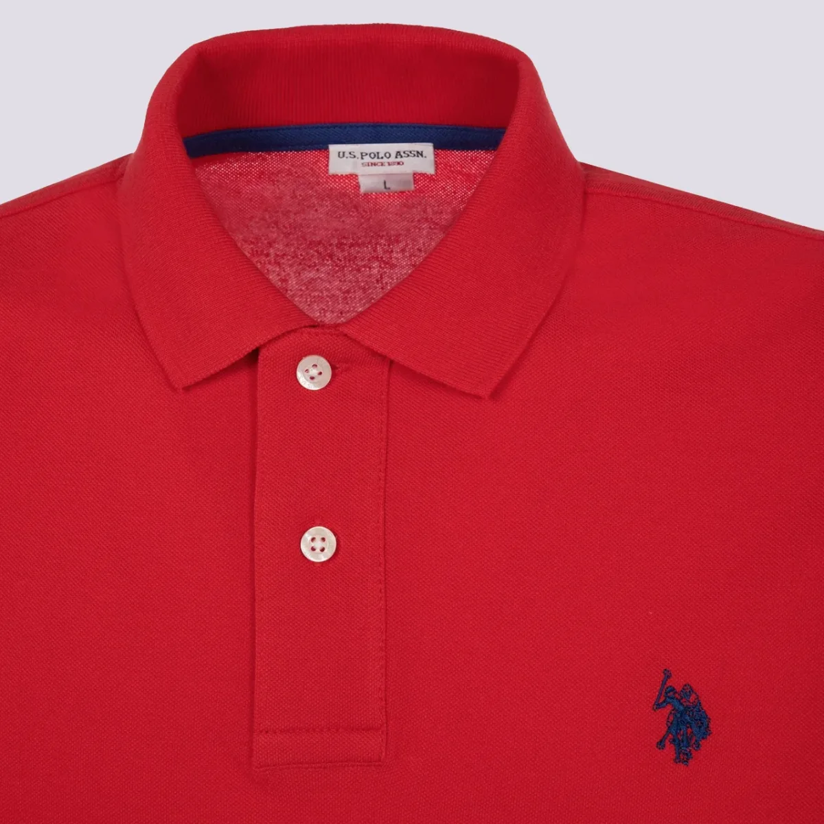 POLO IN COTONE PIQUET ROSSA - immagine 5