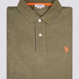 POLO IN COTONE PIQUET verde salvia