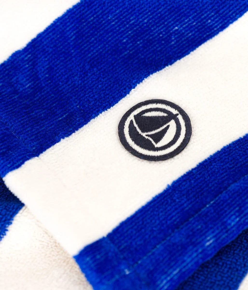 PONCHO DA BAGNO A RIGHE PER BAMBINI - immagine 5