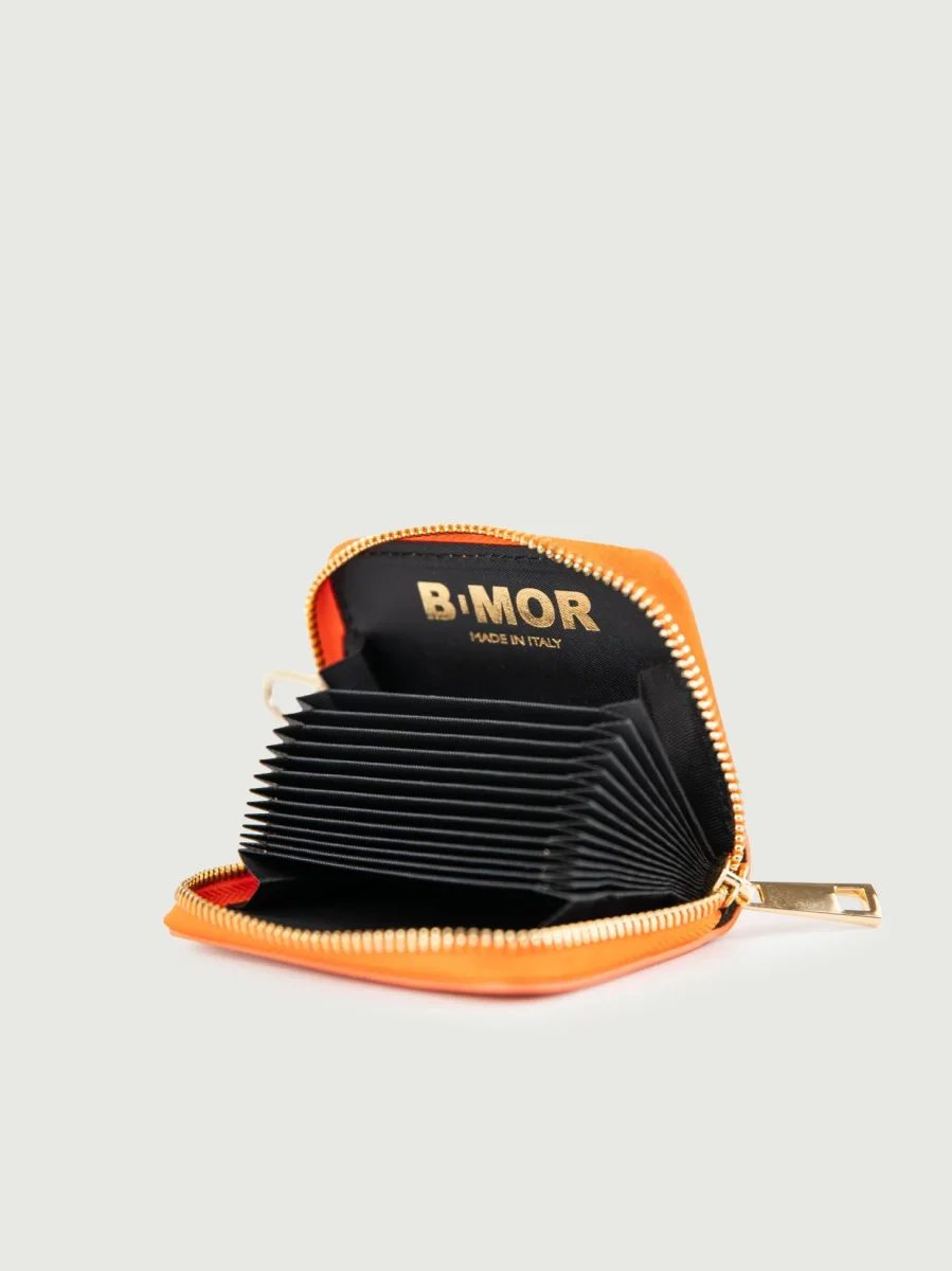 PORTAFOGLIO ALTER EGO ARANCIO IN PELLE VERNICE - immagine 4