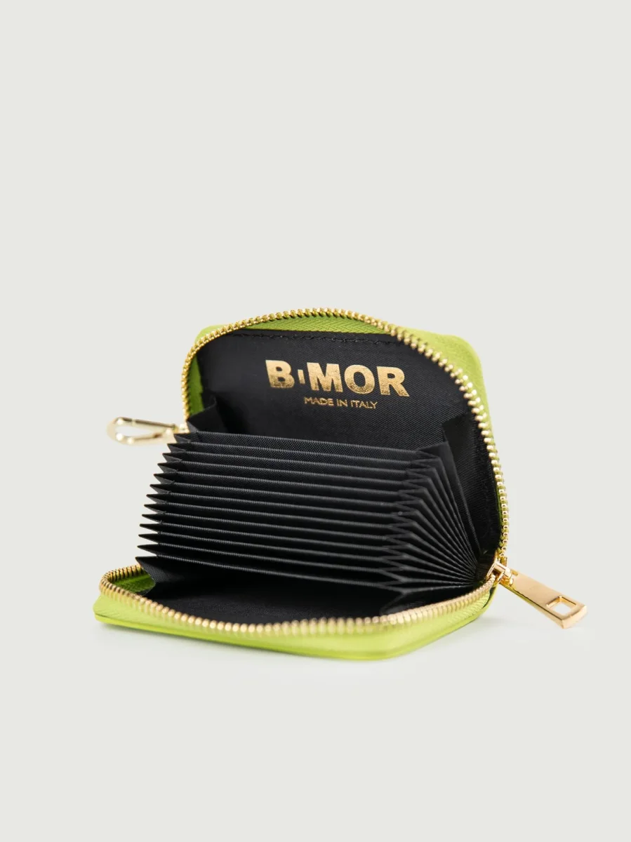 PORTAFOGLIO ALTER EGO PISTACCHIO IN PELLE VERNICE - immagine 4
