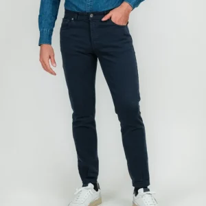 Pantalone cinque tasche blu navy
