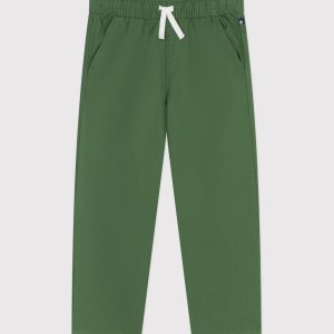 Pantaloni in cotone tinta unita bambino