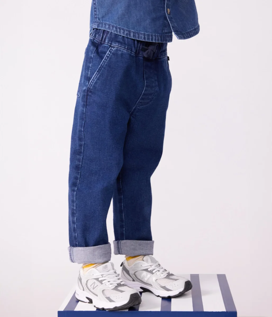 Pantaloni in denim bambina - immagine 3