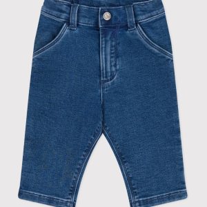 Pantaloni in denim ed elastan