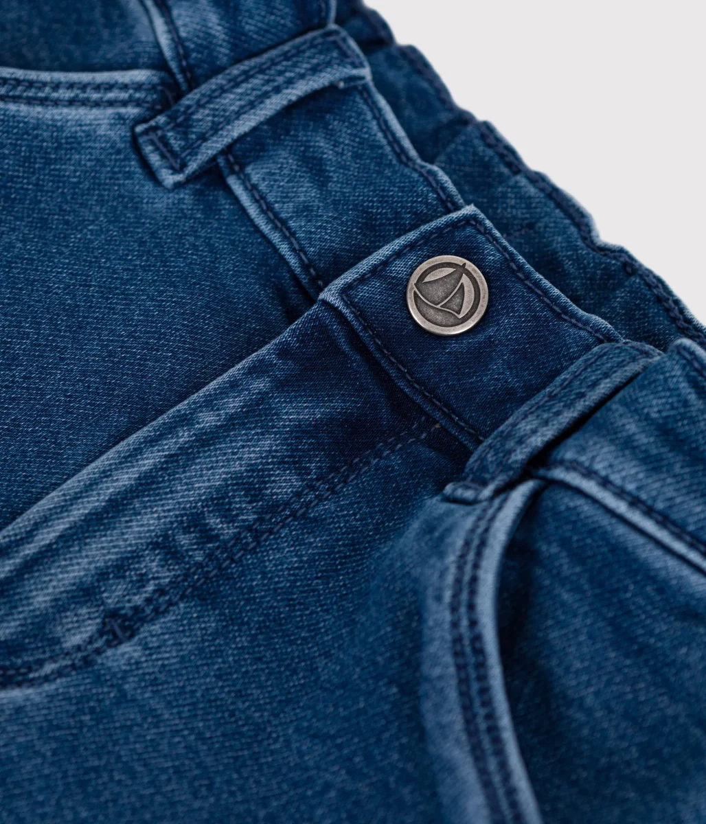 Pantaloni in denim ed elastan - immagine 3
