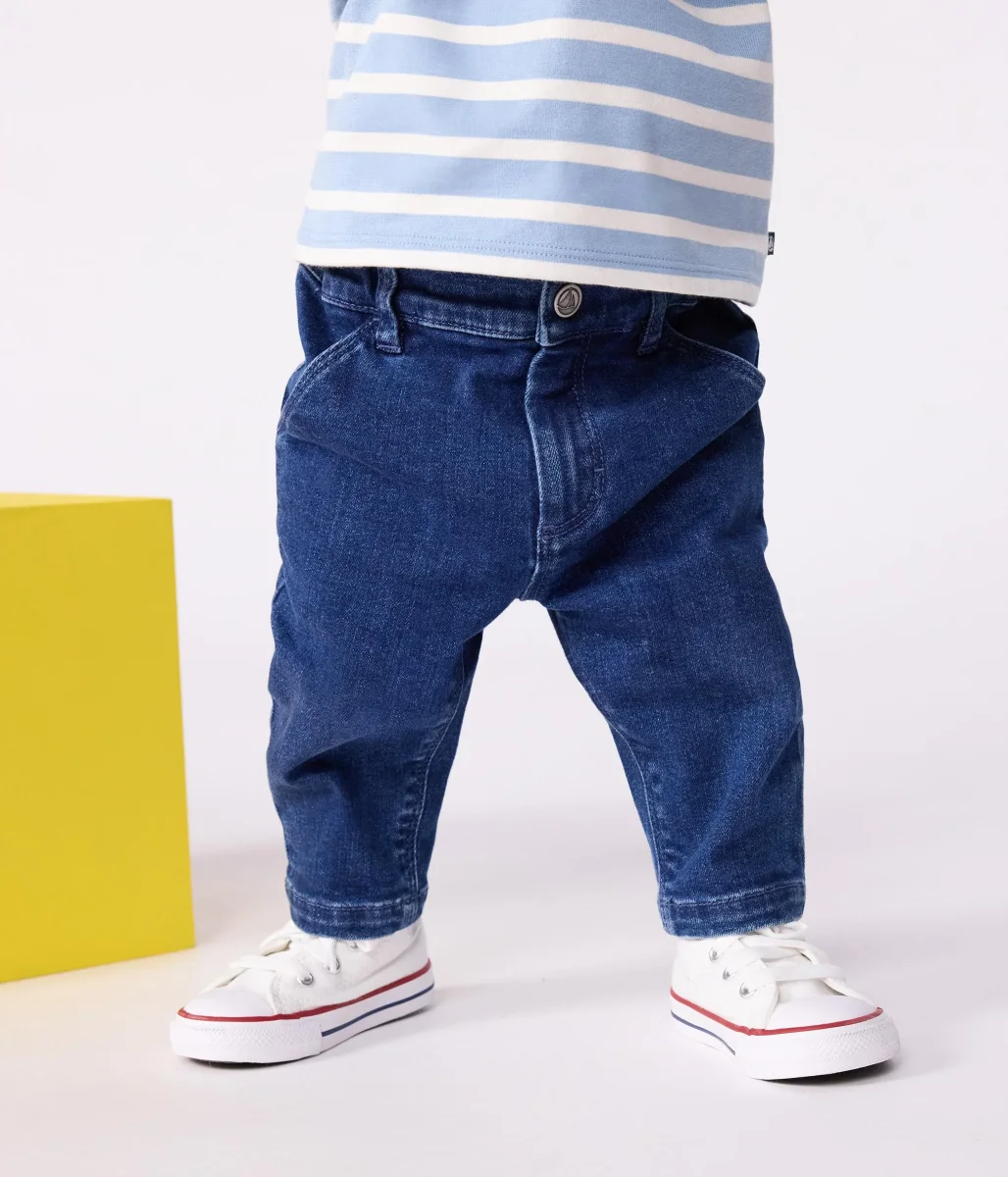 Pantaloni in denim neonato - immagine 7