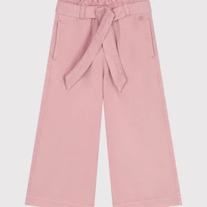 Pantaloni in misto cotone e lyocell bambina.