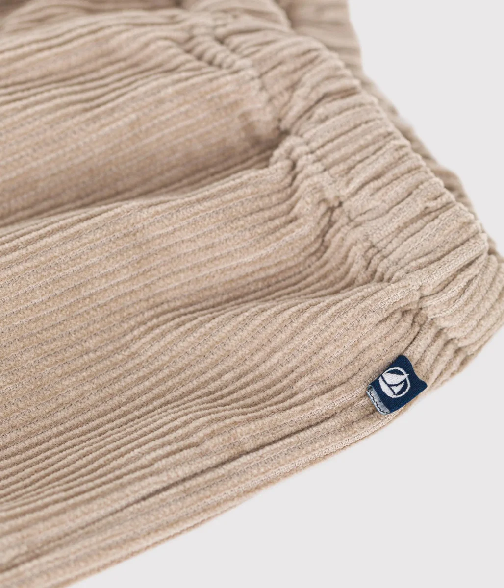 Pantaloni in velluto beige - immagine 4