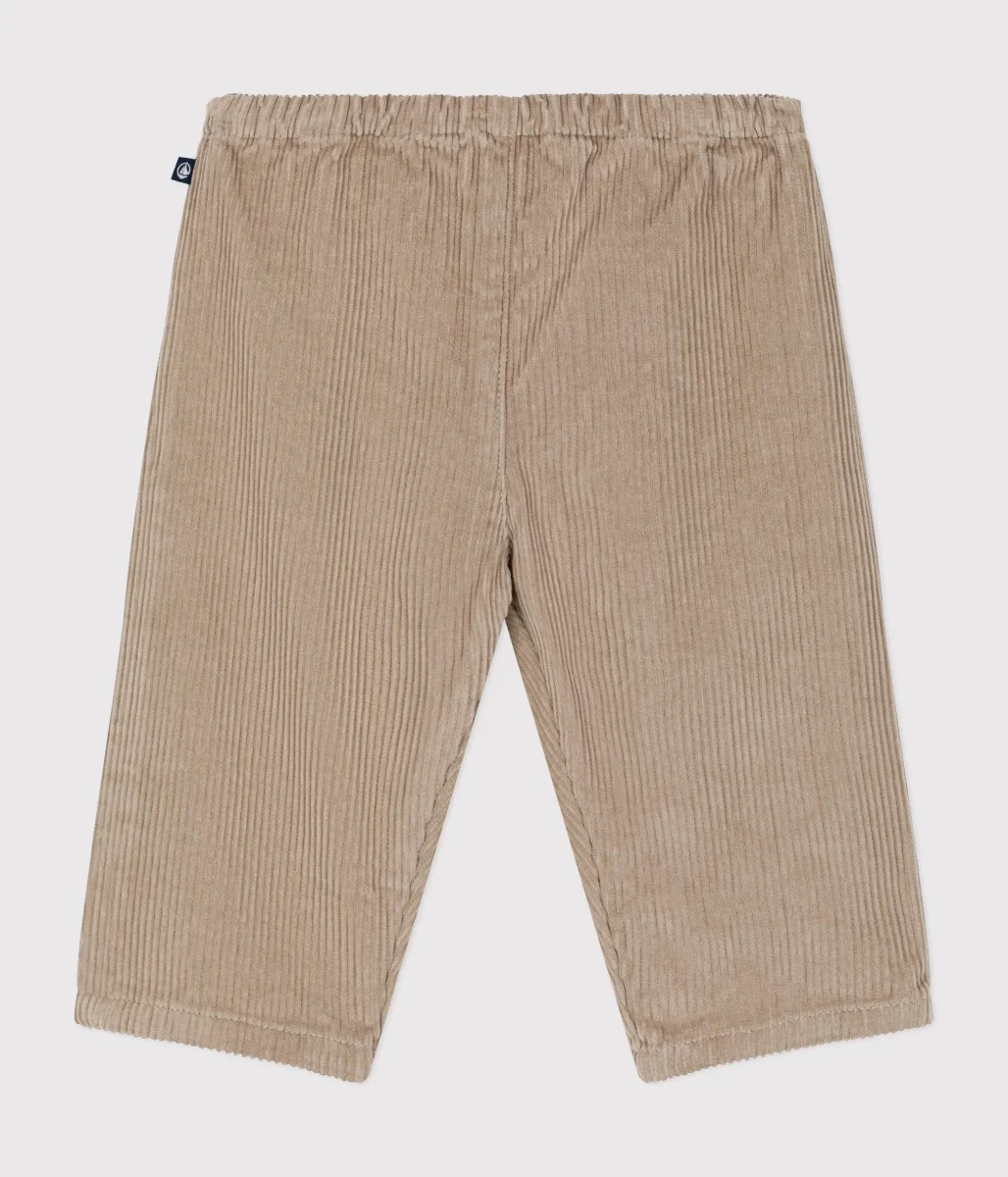 Pantaloni in velluto beige - immagine 3