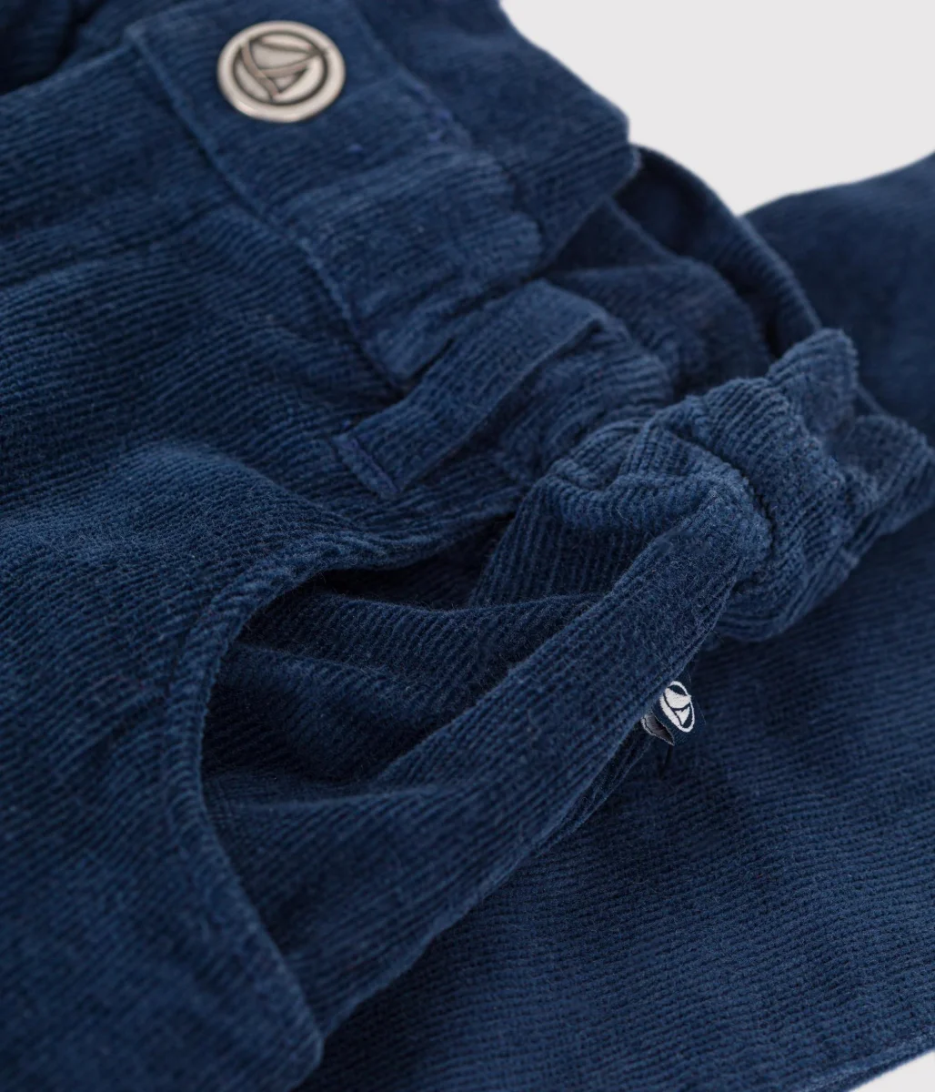 Pantaloni in velluto blu - immagine 5