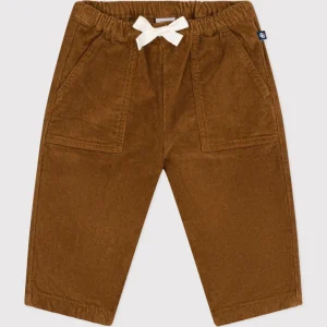 Pantaloni in velluto rame