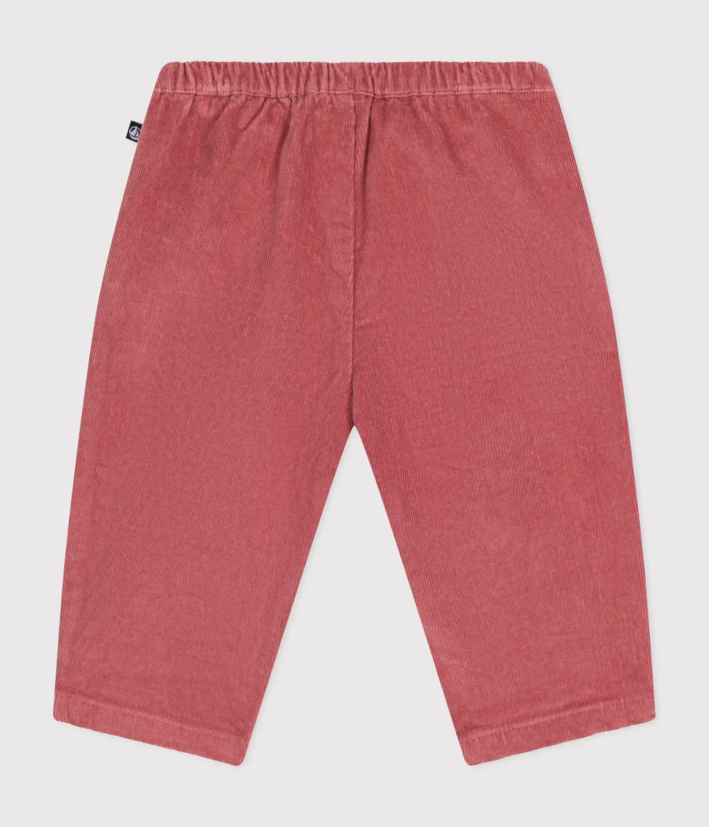 Pantaloni in velluto rosa - immagine 3
