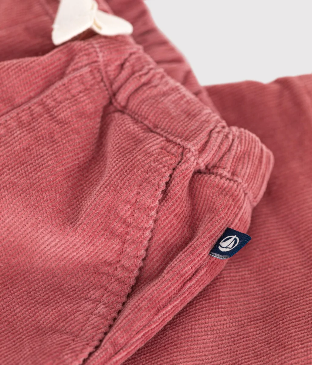 Pantaloni in velluto rosa - immagine 4