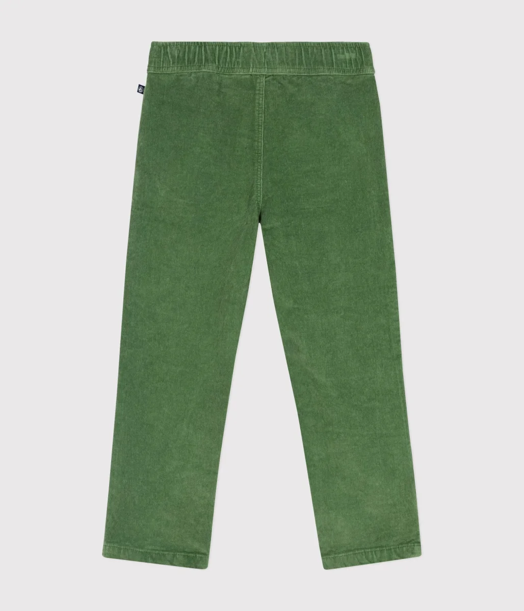 Pantaloni in velluto verde - immagine 3