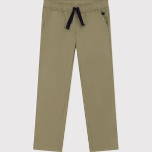 Pantaloni regular in serge di cotone bambino