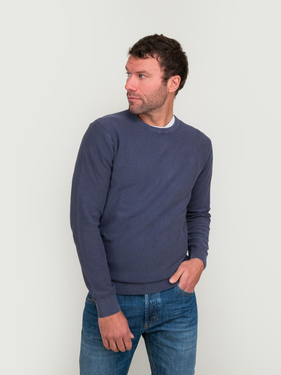 Paricollo cotone colore denim - immagine 4