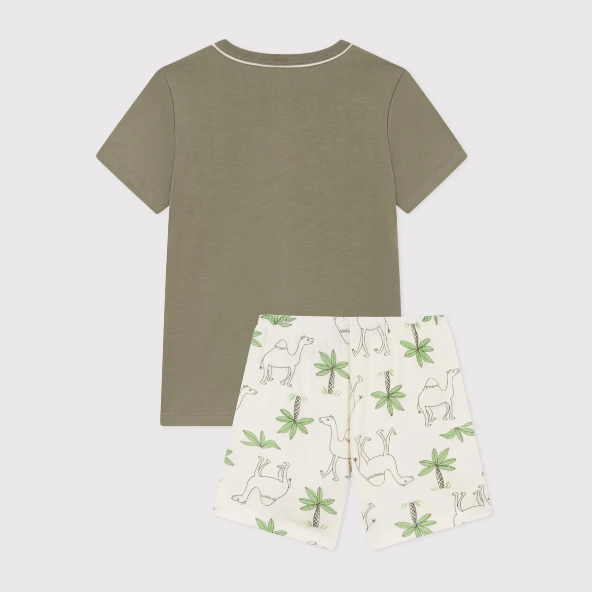 Pigiama corto bambino in cotone con dromedari - immagine 4