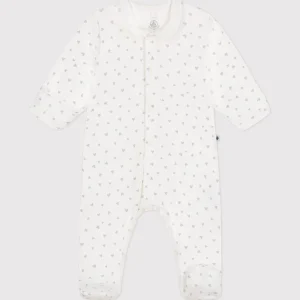 Pigiama in cotone con cuoricini neonato