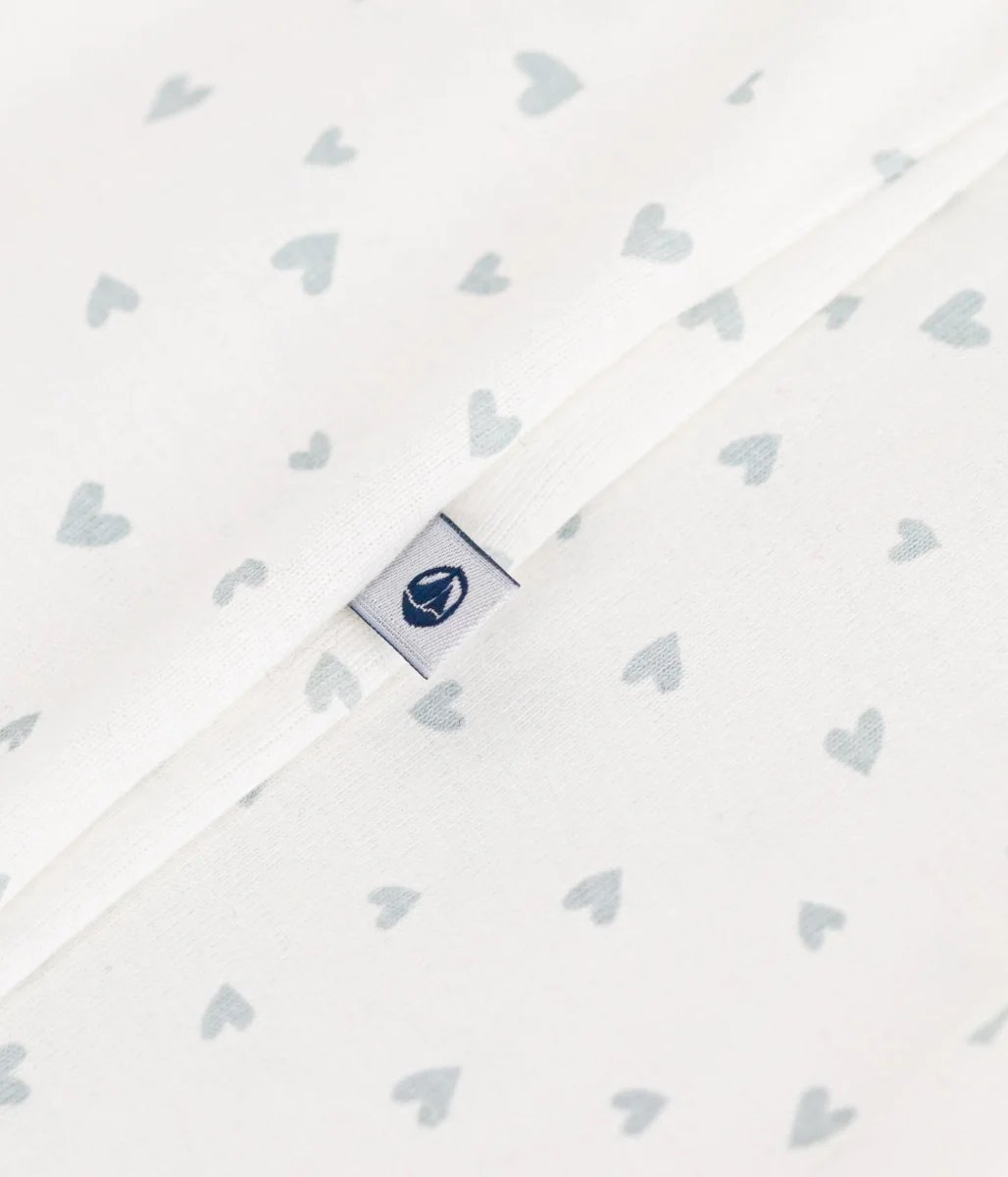 Pigiama in cotone con cuoricini neonato - immagine 4