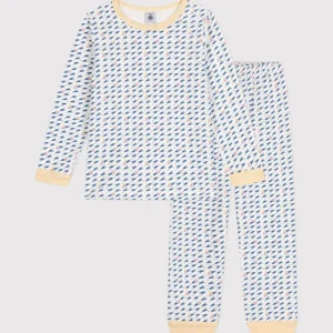 Pigiama in velluto con stampa razzi