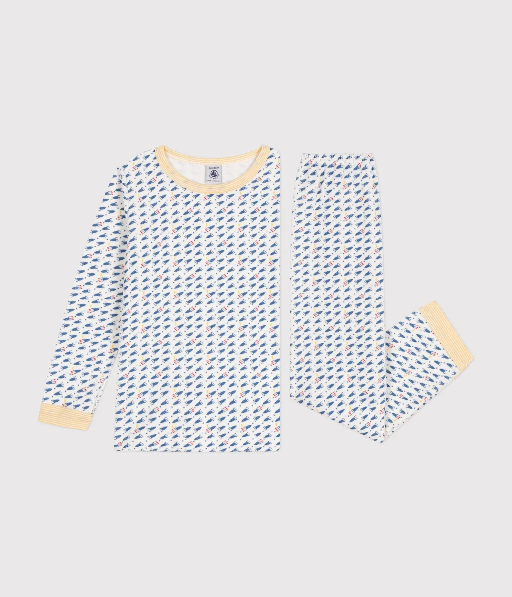 Pigiama in velluto con stampa razzi - immagine 4