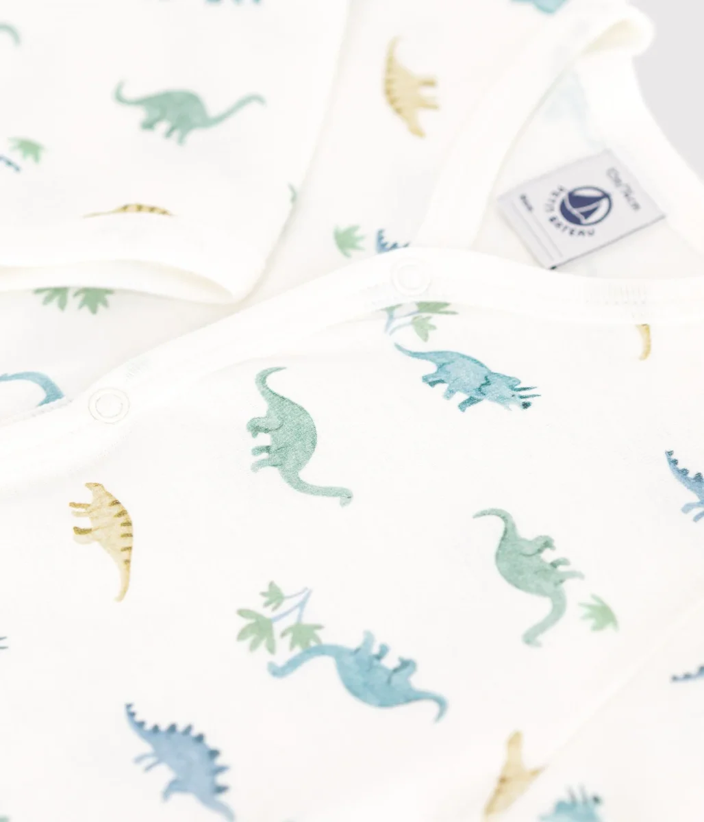 Pigiama senza piedini in cotone con dinosauri bebè - immagine 4