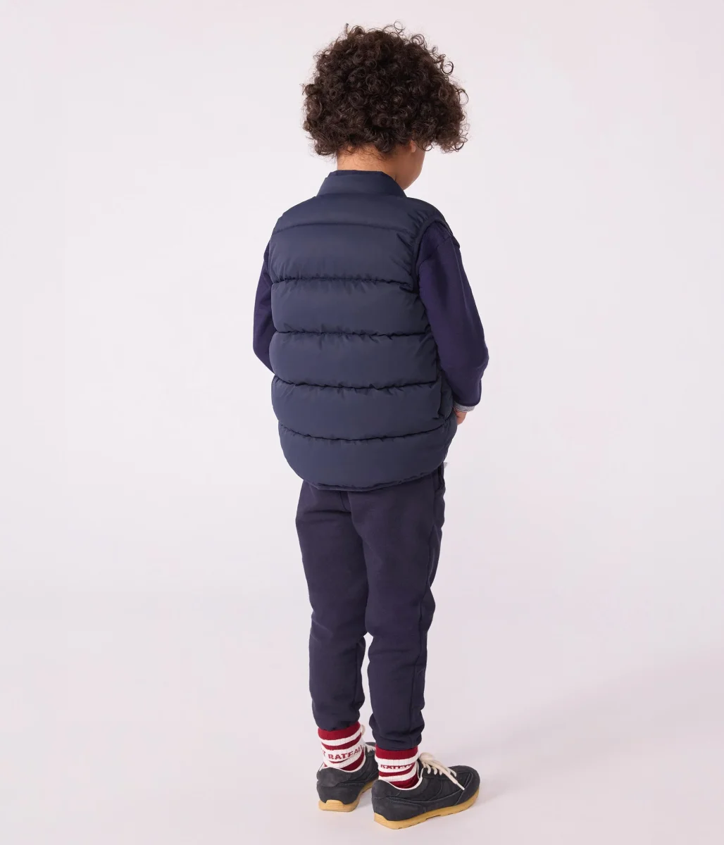 Piumino bambino senza maniche bicolore double face - immagine 8