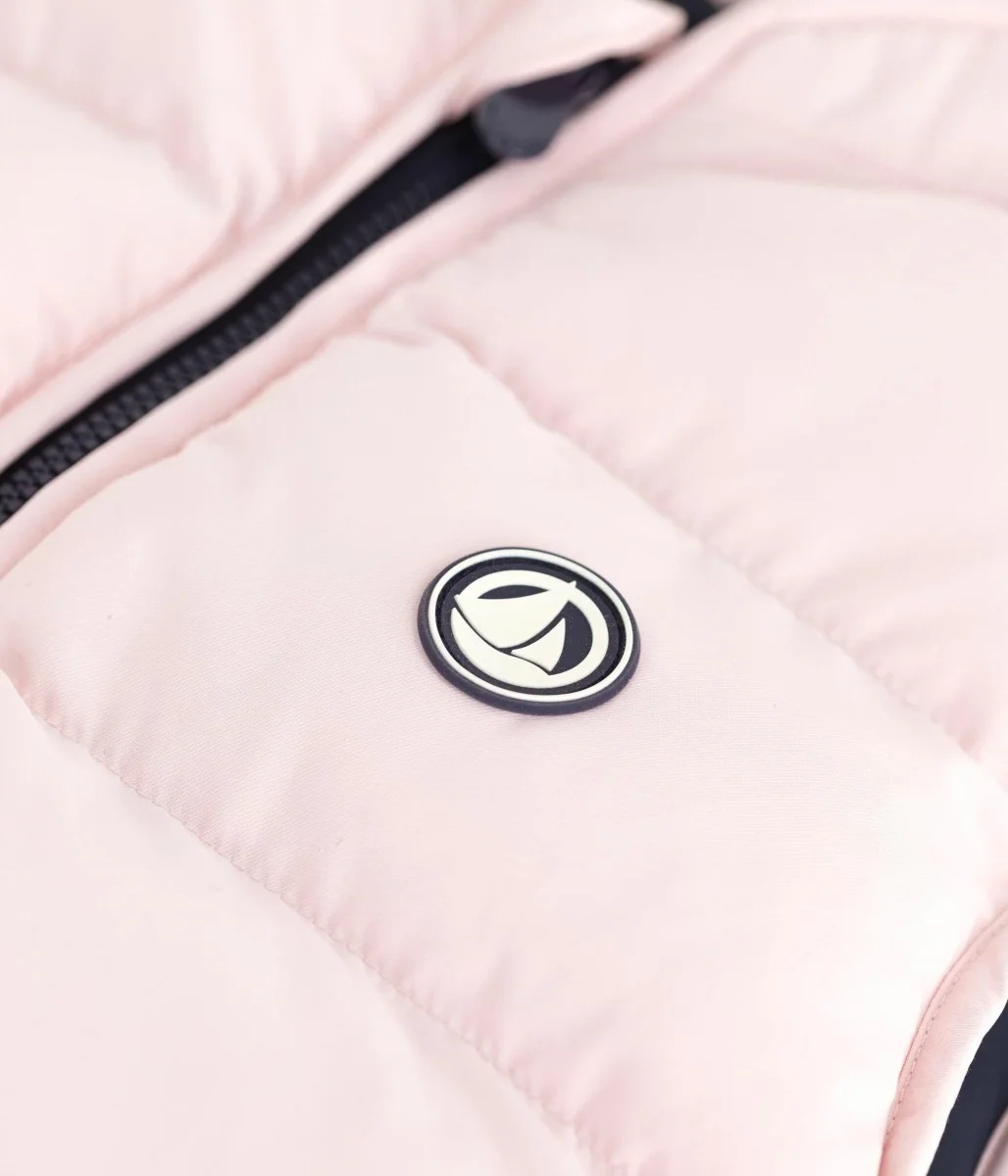 Piumino bambino senza maniche bicolore double face - immagine 4