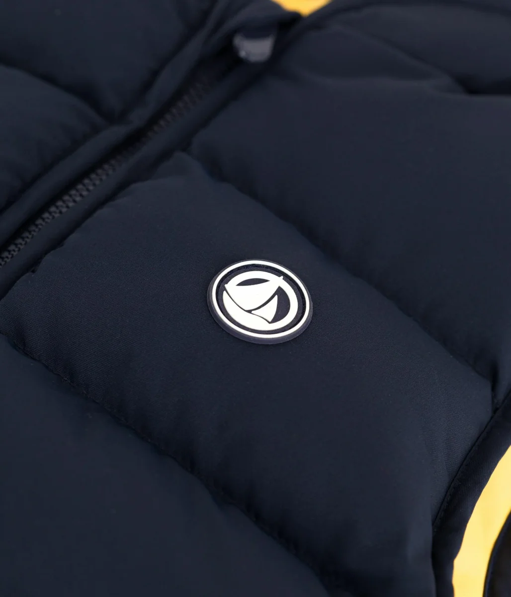 Piumino bambino senza maniche bicolore double face - immagine 6