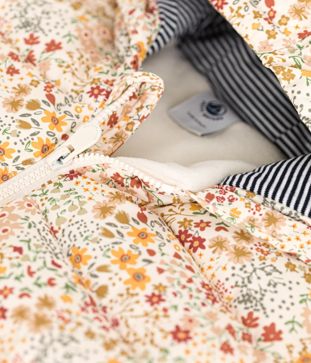 Piumino con cappuccio stampa liberty - immagine 5