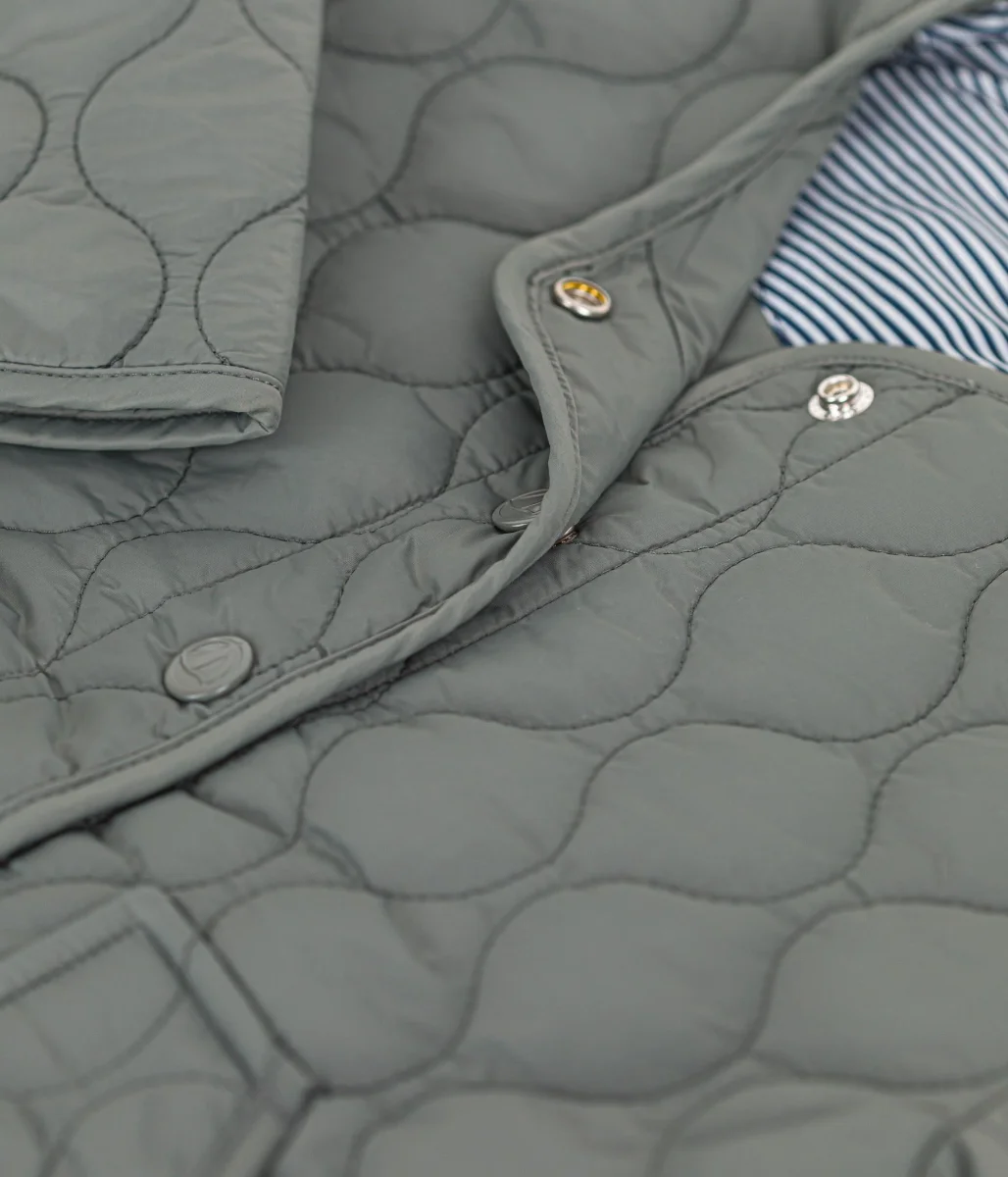 Piumino leggero trapuntato grigio - immagine 5