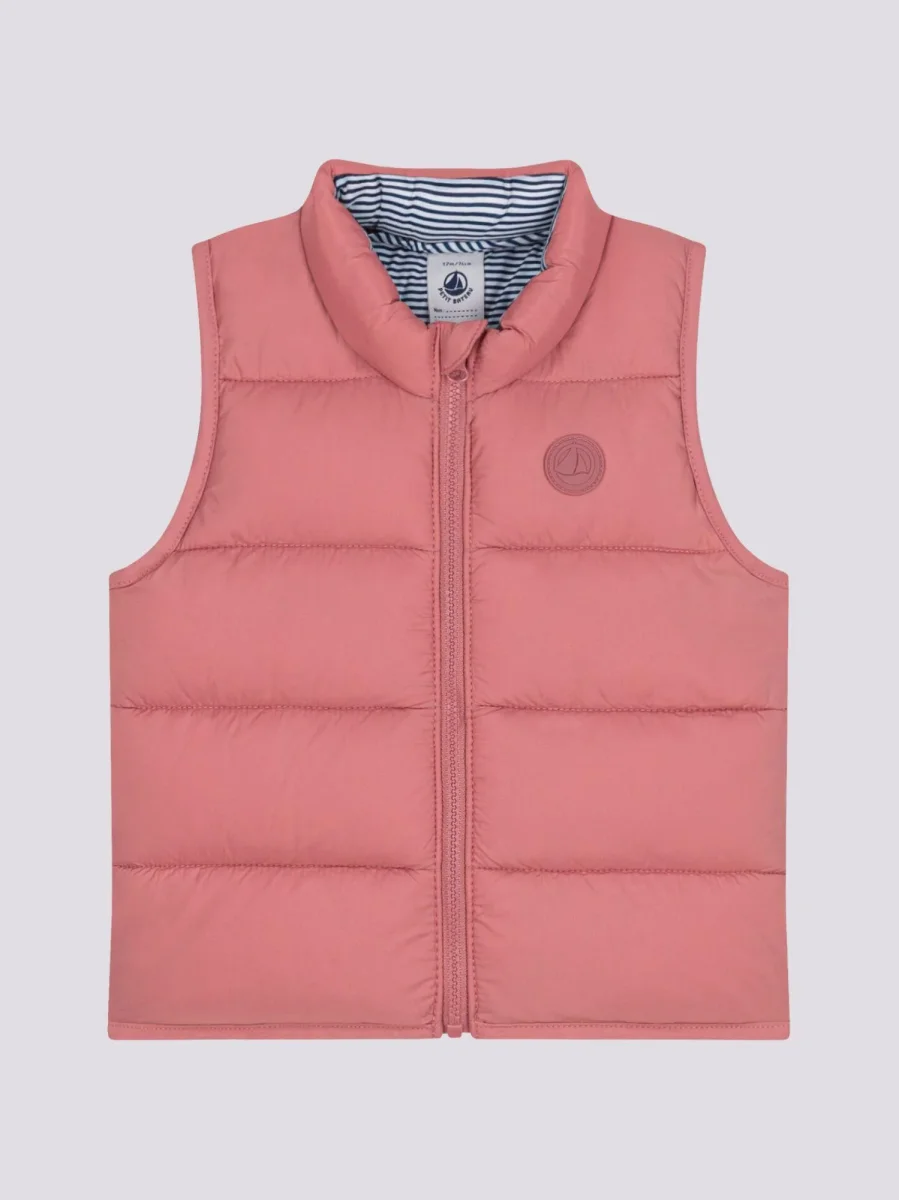 Piumino senza maniche trapuntato bebè