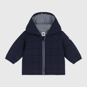 Piumino sottile tinta unita neonato