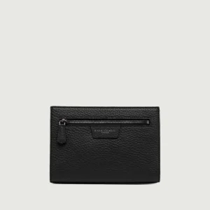 Pochette Florence in pelle grana nera