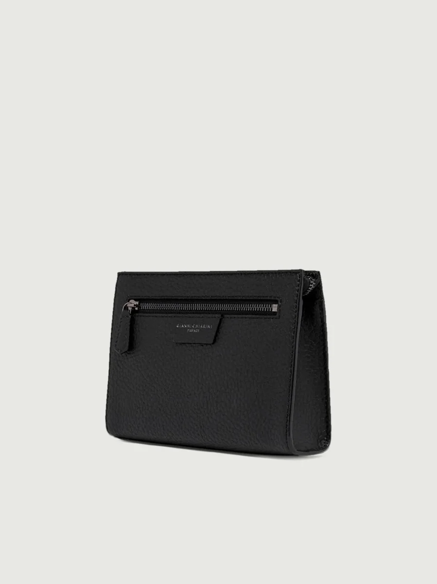 Pochette Florence in pelle grana nera - immagine 3